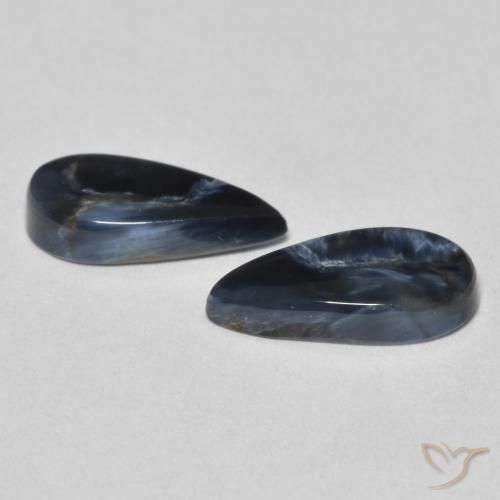 Gemme di Pietersite Multicolore naturale da 2.60 ct, Forma a pera, Opaco