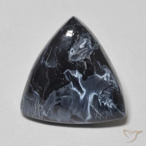 7.39ct Naturale Multicolore Pietersite, Taglio trillion, Opaco