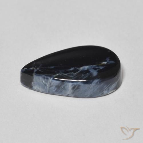 Pietersite Multicolore naturale da 3.60 ct, Forma a pera, Opaco