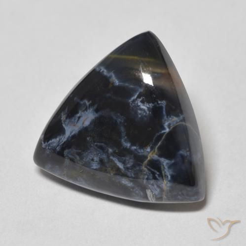 Pietersite Multicolore naturale da 6.87 ct, Taglio trillion, Opaco