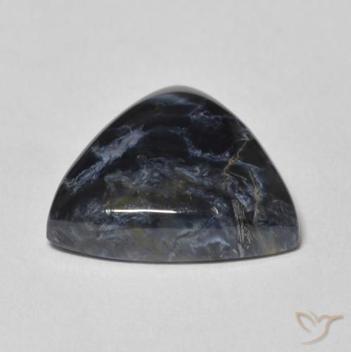 Pietersite Multicolore naturale da 6.87 ct, Taglio trillion, Opaco