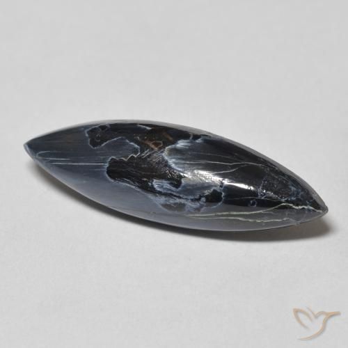 Pietersite Multicolore naturale da 6.98 ct, Taglio marquise, Opaco