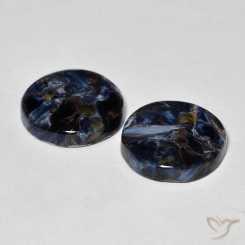 Gemme di Pietersite Multicolore naturale da 9.69 ct, Rotondo, Opaco