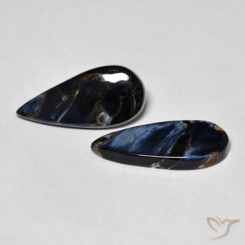 Gemme di Pietersite Multicolore naturale da 5.51 ct, Forma a pera, Opaco
