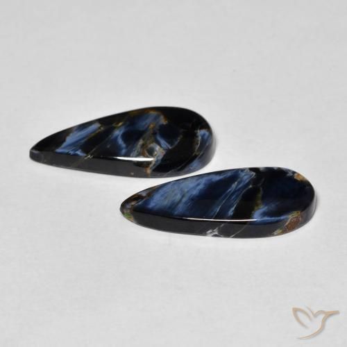 Gemme di Pietersite Multicolore naturale da 5.51 ct, Forma a pera, Opaco