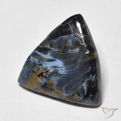 Pietersite Multicolore naturale da 6.43 ct, Taglio trillion, Opaco
