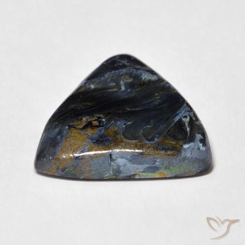 Pietersite Multicolore naturale da 6.43 ct, Taglio trillion, Opaco