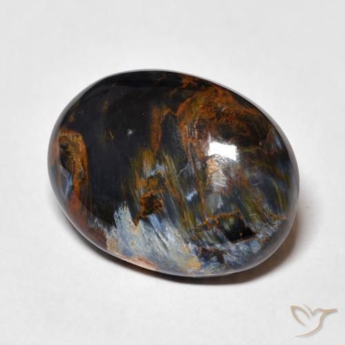 Pietersite Multicolore naturale da 10.88 ct, Ovale, Opaco
