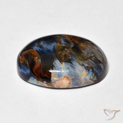 Pietersite Multicolore naturale da 10.88 ct, Ovale, Opaco