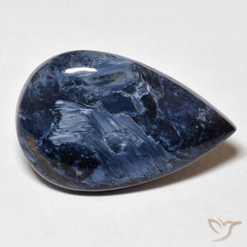 8.99ct Naturale Multicolore Pietersite, Forma a pera, Opaco
