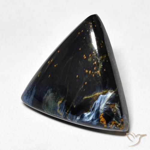 Pietersite Multicolore naturale da 8.02 ct, Taglio trillion, Opaco