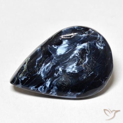 11.81ct Naturale Multicolore Pietersite, Forma a pera, Opaco