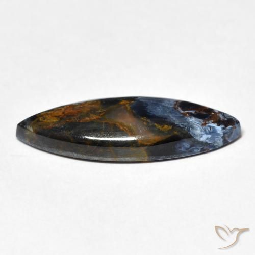 Pietersite Multicolore naturale da 6.34 ct, Taglio marquise, Opaco