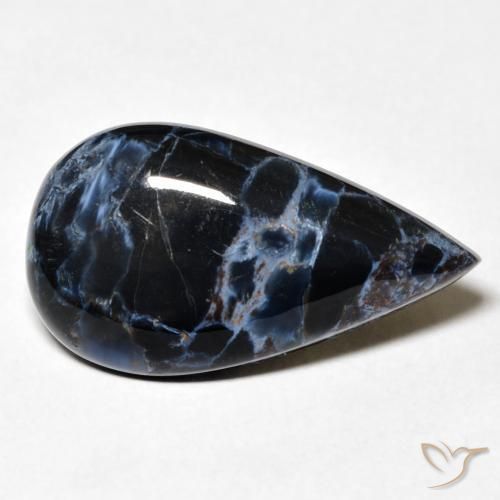 Pietersite Multicolore naturale da 9.10 ct, Forma a pera, Opaco