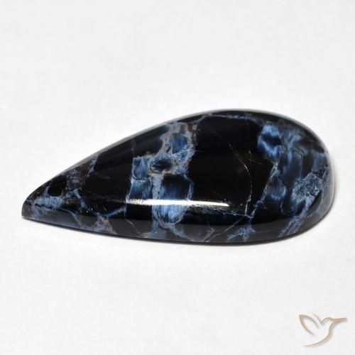 Pietersite Multicolore naturale da 9.10 ct, Forma a pera, Opaco