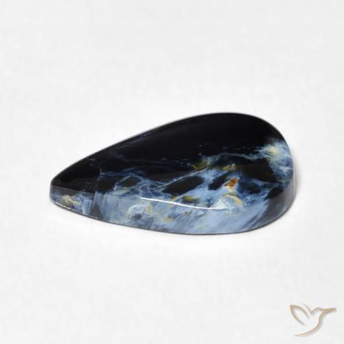Pietersite Multicolore naturale da 2.46 ct, Forma a pera, Opaco