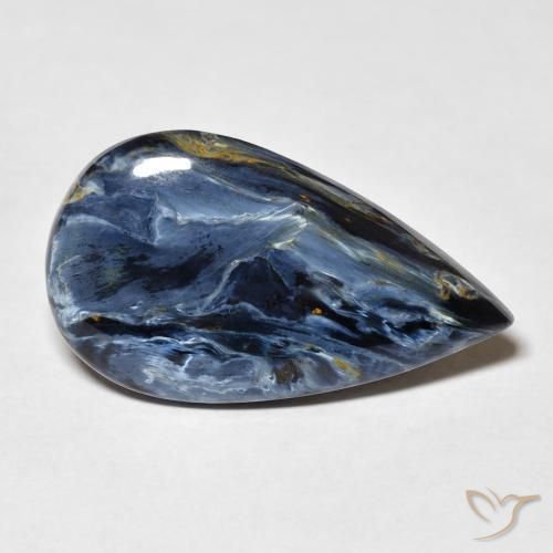 Pietersite Multicolore naturale da 8.76 ct, Forma a pera, Opaco