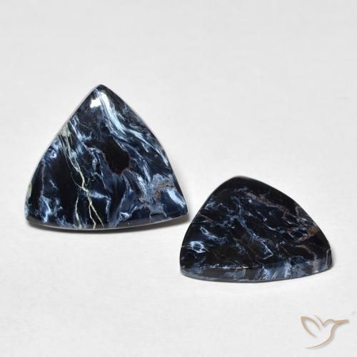 Gemme di Pietersite Multicolore naturale da 6.02 ct, Taglio trillion, Opaco
