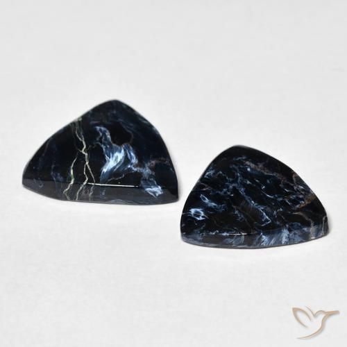 Gemme di Pietersite Multicolore naturale da 6.02 ct, Taglio trillion, Opaco