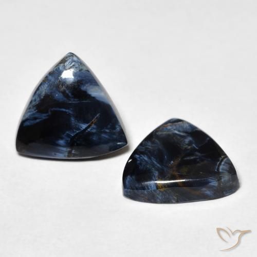 Gemme di Pietersite Multicolore naturale da 5.61 ct, Taglio trillion, Opaco