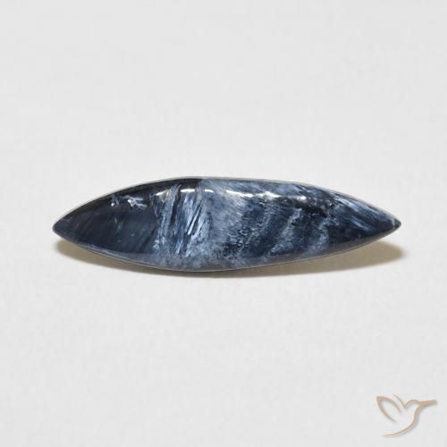1.40ct Naturale Multicolore Pietersite, Taglio marquise, Opaco