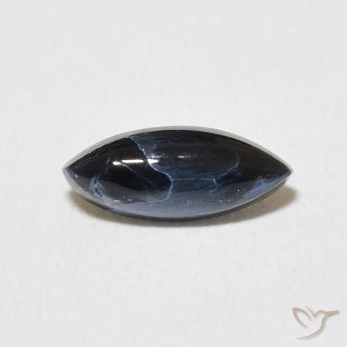 0.90ct Naturale Multicolore Pietersite, Taglio marquise, Opaco