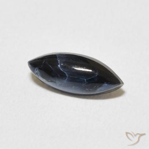 Pietersite Multicolore naturale da 0.90 ct, Taglio marquise, Opaco