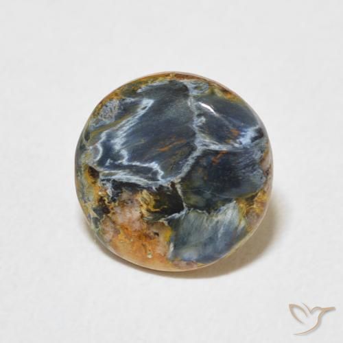 Pietersite Multicolore naturale da 1.40 ct, Rotondo, Opaco