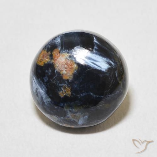 3.61ct Naturale Multicolore Pietersite, Rotondo, Opaco