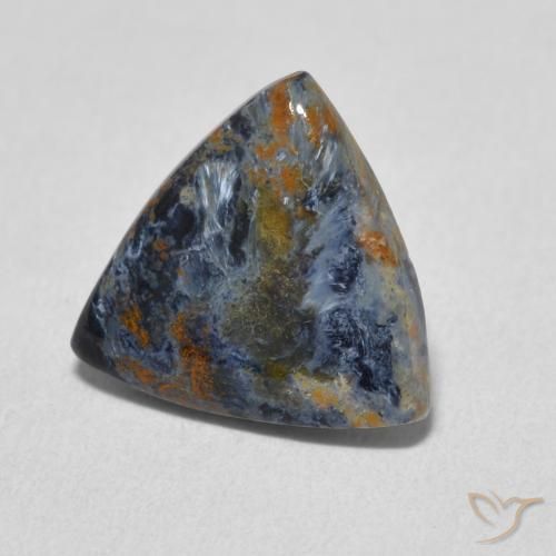 Pietersite Multicolore naturale da 3.10 ct, Taglio trillion, Opaco
