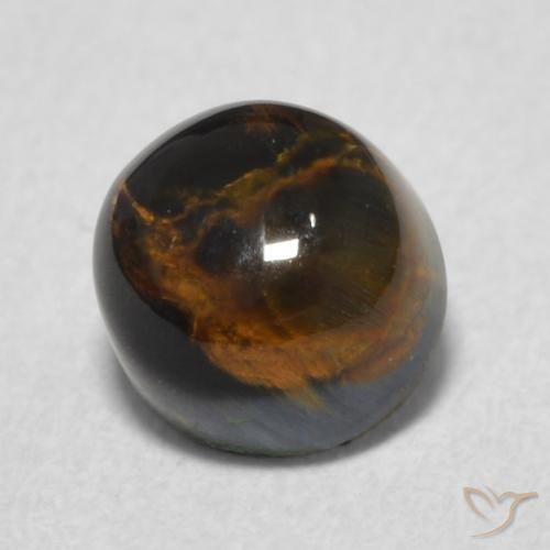 Pietersite Multicolore naturale da 1.14 ct, Rotondo, Opaco