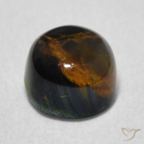 Pietersite Multicolore naturale da 1.14 ct, Rotondo, Opaco