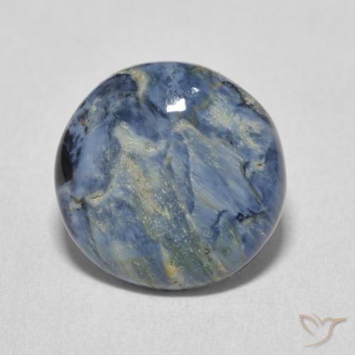 3.43ct Naturale Multicolore Pietersite, Rotondo, Opaco