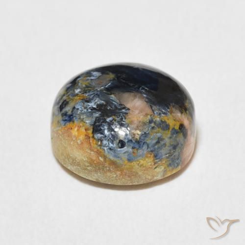 Pietersite Multicolore naturale da 3.10 ct, Rotondo, Opaco