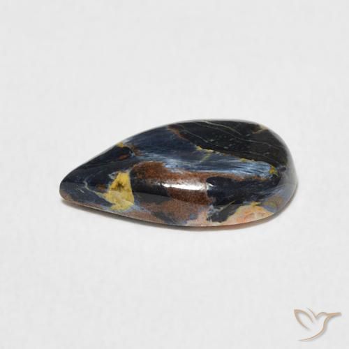 Pietersite Multicolore naturale da 1.32 ct, Forma a pera, Opaco