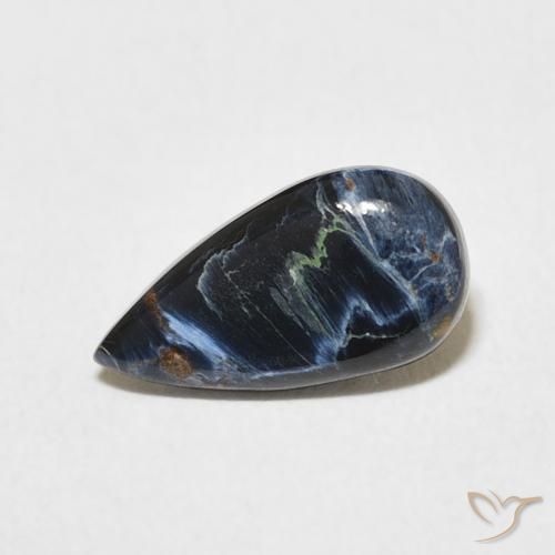 1.17ct Naturale Multicolore Pietersite, Forma a pera, Opaco