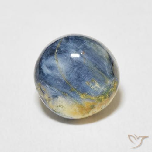2.06ct Naturale Multicolore Pietersite, Rotondo, Opaco