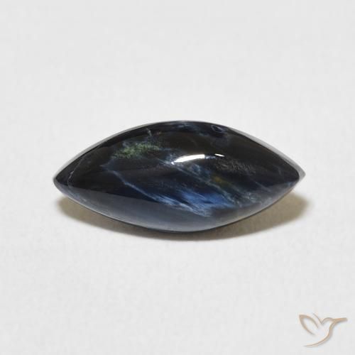 1.90ct Naturale Multicolore Pietersite, Taglio marquise, Opaco