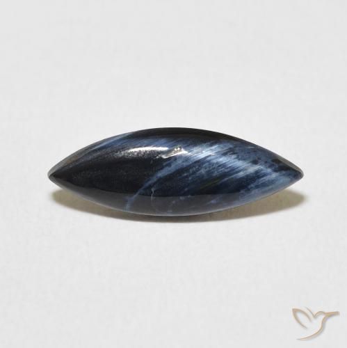 1.40ct Naturale Multicolore Pietersite, Taglio marquise, Opaco