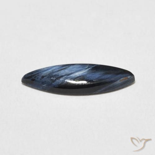 Pietersite Multicolore naturale da 1.40 ct, Taglio marquise, Opaco
