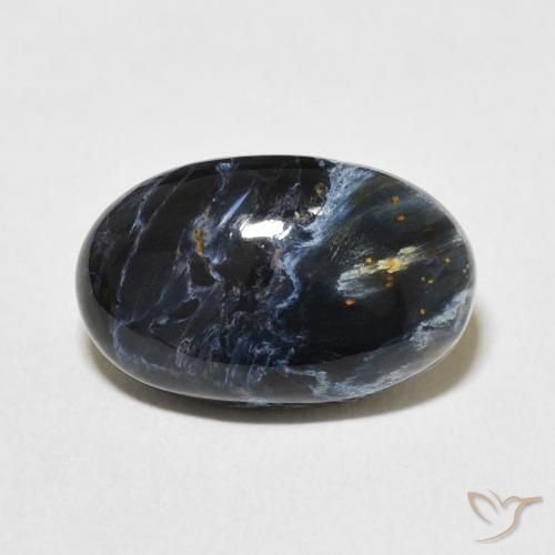7.30ct Naturale Multicolore Pietersite, Ovale, Opaco