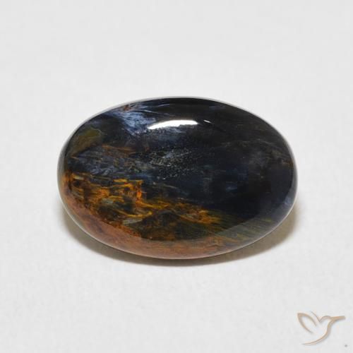 2.74ct Naturale Multicolore Pietersite, Ovale, Opaco