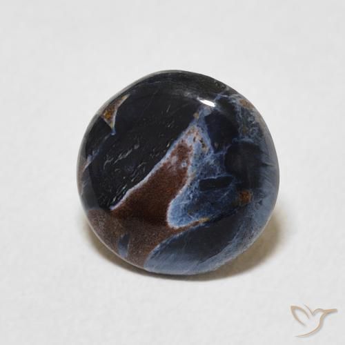 Pietersite Multicolore naturale da 1.67 ct, Rotondo, Opaco