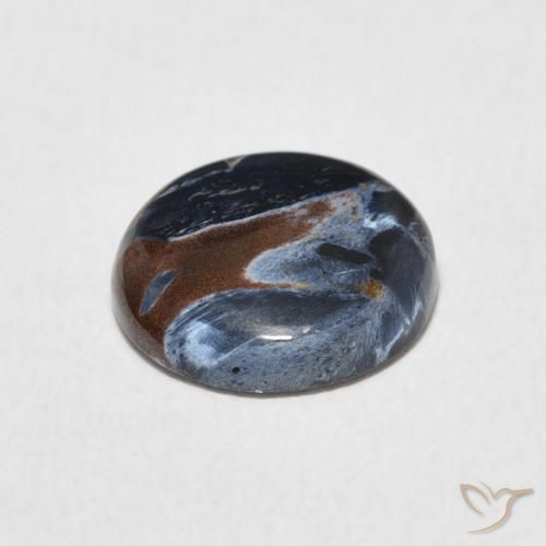 Pietersite Multicolore naturale da 1.67 ct, Rotondo, Opaco