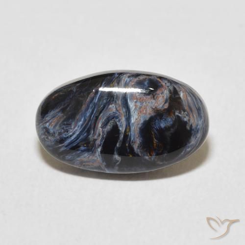 2.98ct Naturale Multicolore Pietersite, Ovale, Opaco