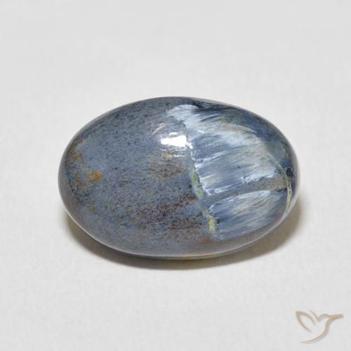 5.27ct Naturale Multicolore Pietersite, Ovale, Opaco