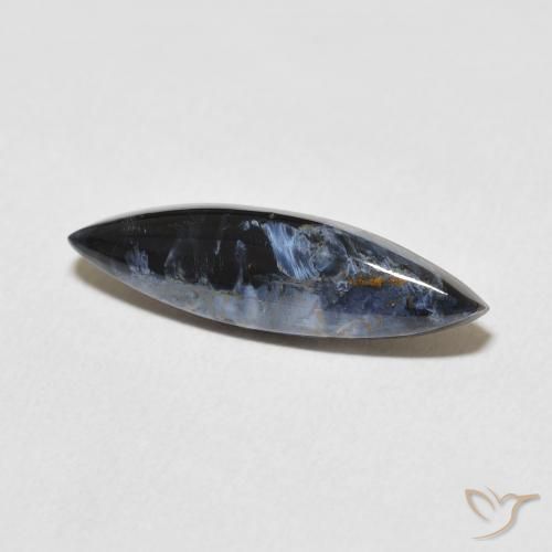 Pietersite Multicolore naturale da 3.55 ct, Taglio marquise, Opaco