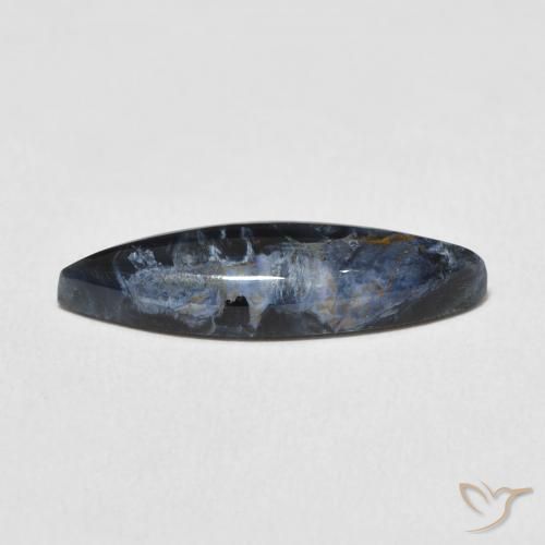 Pietersite Multicolore naturale da 3.55 ct, Taglio marquise, Opaco