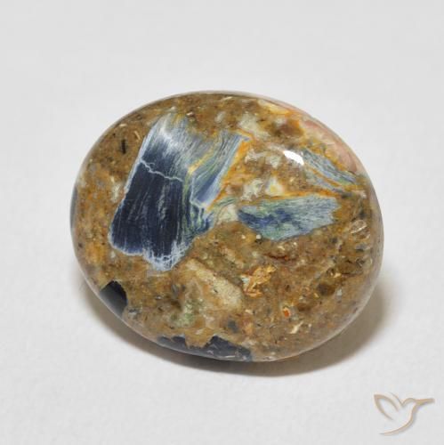 Pietersite Multicolore naturale da 7.32 ct, Ovale, Opaco