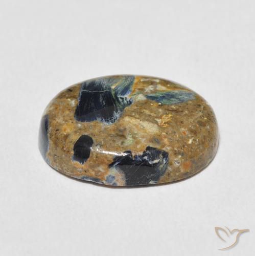 Pietersite Multicolore naturale da 7.32 ct, Ovale, Opaco